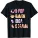 K-Pop Ramen Bubble Tea Boba Japanese Noodles Bowl Kpop Gift T-Shirt