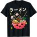 Ramen Bowl Chopstick Japanese Noodle Soup Kawaii Anime Otaku T-Shirt