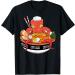 Japanese Kawaii Ramen Octopus Noodle Chillin Bowl T-Shirt