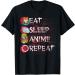 Japanese Ramen Noodles Otaku Manga Kawaii Animal Anime T-Shirt