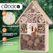 Cadoca XXL Insect Hotel | Wooden Bug House 48x31x10cm | Weatherproof Garden Bee Home for Bees, Butterflies, Ladybugs | Hanging Nesting Habitat - Buy Online on SooperMarket.com