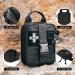 RHINO RESCUE Small First Aid Kit with Survival Tool - Perfect for Car Camping Hiking & Emergency Situations - Black - Buy Online on SooperMarket.com