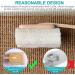 Exfoliating Loofah Bath Brush on a Stick with Long Wooden Handle - Shower Sponge Body Scrubber for Men & Women - Buy Online on SooperMarket.com