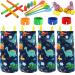Asslen 36 PCS Potato Sack Race Bags for Kids Adults Family, Outdoor Games Egg and Spoon Race, 3-Legged Relay Race Bands and Relay Batons Carnival Games with Prizes, Birthday Party Lawn Activities Dinosaur