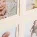 Orbis Wood Side Baby Collage Keepsake Frame - 12x 2x2 Slots, White - Buy Online on SooperMarket.com