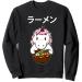 Japanese Kawaii Anime Baby Unicorn Eating Ramen Noodle Bowl Sweatshirt