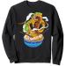 Japanese Kawaii Dragon Ramen Noodle Chillin Bowl Sweatshirt