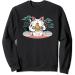 Kawaii Cat Neko Eating Ramen Noodle Soup Japanese Aesthetic Sweatshirt