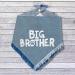 Blue Big Brother Dog Bandana for Pregnancy Announcement - Pet Photo Prop & Handkerchief for Medium to Large Dogs - Buy Online on SooperMarket.com