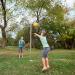 STERLING Sports Compact Tetherball Set - Outdoor Backyard Game with Ball, Rope, Metal Pole, and Air Pump - Buy Online on SooperMarket.com
