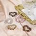 15 Pack Heart-Shaped Coil Hair Ties with Diamond-Shaped Card - Bridesmaid Gifts - Maid of Honor - Bachelorette Party - Wedding Guests (Champagne) - Buy Online on SooperMarket.com