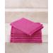 De Witte Lietaer Contessa Luxe Face Cloth Cotton Magenta 16x22 cm Set of 6 - Soft and Absorbent Cotton Face Towels - Buy Online on SooperMarket.com