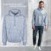 MV Sport Cool Fleece Hoodie - Heavyweight Men's Sweatshirt in Black XXL - Buy Online on SooperMarket.com