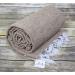 Handmade Solid Color Yoga Blanket - Thick Mexican Throw - Tan - Perfect for Yoga - Buy Online on SooperMarket.com