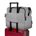 Skip Hop Diaper Bag Iconic Duo Weekender - Extra Large Capacity with Changing Pad & Stroller Attachment - Grey Melange - Buy Online on SooperMarket.com