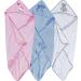 Soft Absorbent Baby Hooded Bath Towel | Newborn Essentials | White 75x78 cm - Pack of 1 - Buy Online on SooperMarket.com
