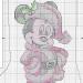 Mickey Mouse Christmas Stocking Cross Stitch Kit | 14 Count White Aida Cloth | 10''L - Buy Online on SooperMarket.com