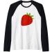 Strawberry Gift for Fruits Strawberrys & Health Lovers Raglan Baseball Tee
