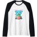 But First Ramen Baphomet Noodle Soup Raglan Baseball Tee