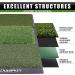 CHAMPKEY Professional Tri-Turf Golf Hitting Mat | Heavy Duty Rubber Backing | Indoor & Outdoor Practice Mat 16x24 PRO Version - Buy Online on SooperMarket.com