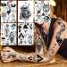 JOEHAPY 33 Sheets Black Outer Space Temporary Tattoos - Geometric Planets and 3D star designs for Kids and Adults - Buy Online on SooperMarket.com