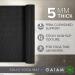 Gaiam Premium 5mm Non Slip Yoga Mat for Yoga, Pilates & Workouts - Black - Buy Online on SooperMarket.com
