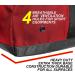 Fitdom 130L Heavy Duty Extra Large Sports Duffle Bag - Red | Adjustable Shoulder & Compression Straps | Ideal for Soccer, Baseball, Basketball, Hockey, Football & Team Coaches - Buy Online on SooperMarket.com