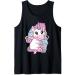 Kawaii Bubble Tea | Unicorn Boba Tea for Milk Tea Lover Tank Top