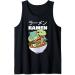 Kawaii Dino T-Rex eating Japanese Soup Ramen Noodle Tank Top