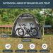 Foldable Outdoor Bike Cover Storage Tent | Waterproof Storage for Bikes, Garden Tools, Lawn Mower | AU-94R - Buy Online on SooperMarket.com