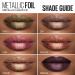 Maybelline Lip Studio Metallic Liquid Lipstick Makeup in Luna 0.16 fl. oz. - Long-Lasting Metallic Foil Finish - Buy Online on SooperMarket.com