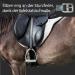 High-Quality Black Leather Horse Delini Stirrup Straps for English Saddles - 130cm to 160cm Length (150cm Option) - Buy Online on SooperMarket.com