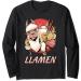 Llamen funny Japanese Ramen Noodles Llamen Long Sleeve T-Shirt