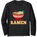 Powered By Ramen Japanese Anime Noodles Long Sleeve T-Shirt