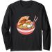 Ramen Wave Soup Noodle Ocean Kawaii Long Sleeve T-Shirt