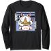 Kawaii Cat Neko Eating Ramen Noodle Soup Japanese Aesthetic Long Sleeve T-Shirt
