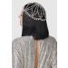 BABEYOND 1920s Crystal Cap Headpiece Rhjsonestone Head Chain - Gold Pearl | Great Gatsby Hair Accessory for Art Deco Party - Buy Online on SooperMarket.com
