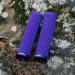 Funn Holeshot Mountain Bike Grips - Lightweight Ergonomic Handlebar Grips with Single Lock On Clamp for MTB/BMX - Purple - Buy Online on SooperMarket.com