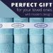 La Hammam Fine Living 6-Piece Cotton Towel Set - Soft & Absorbent Towels for Bathroom, Kitchen, Hotel, Gym & Spa - Aqua - Buy Online on SooperMarket.com
