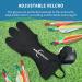 IndoorJoy Archery Gloves - Three Finger Protective Gloves for Men, Women, Teenagers, and Adults - Beginner Archery Accessories for Hunting - Leather Finger Guards - Large Thickened Black - Buy Online on SooperMarket.com