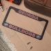Georgia Bulldogs License Plate Frame Cover Black Slim Design 12.25 x 6.25 | EliteAuto3K Perfect Gift for Sports Fans - Buy Online on SooperMarket.com