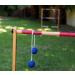 Ladder Toss Double Wooden Ladder Ball Game with Carrying Case - Durable Finish, Outdoor Fun - Buy Online on SooperMarket.com