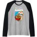 Kawaii Anime Sloth Eating Japanese Ramen Noodle Soup Raglan Baseball Tee