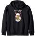 Kawaii Llamen Llama Eating a Ramen Noodle Bowl Zip Hoodie