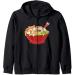 Anime Japanese Dog Ramen Kawaii Ramen Noodle Life Zip Hoodie