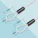 Loop Cable Set - 4 PCS Steel Wire Rope with Eyelets 80CM | Secure Bicycle & Luggage Locking Solutions - Buy Online on SooperMarket.com