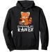 Powered By Ramen Red Panda Japanese Food Noodles Soba Pullover Hoodie