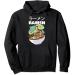 Kawaii Dino T-Rex eating Japanese Soup Ramen Noodle Pullover Hoodie