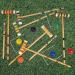 Family Croquet Set with Bag - 6-Player Backyard Lawn Game with Mallets, Balls, Wickets, and Stakes - Indoor/Outdoor Yard Fun - Buy Online on SooperMarket.com