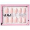 Ballet Pink - short, almond press-on nails in an opaque light blush pink hue with a glossy finish